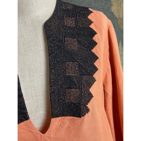 Fil De Vie Embroidered Kaftan Dress S - Picture 13 of 15